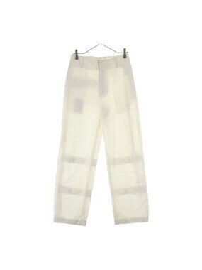 Bottega Veneta Nylon Wide Pants White